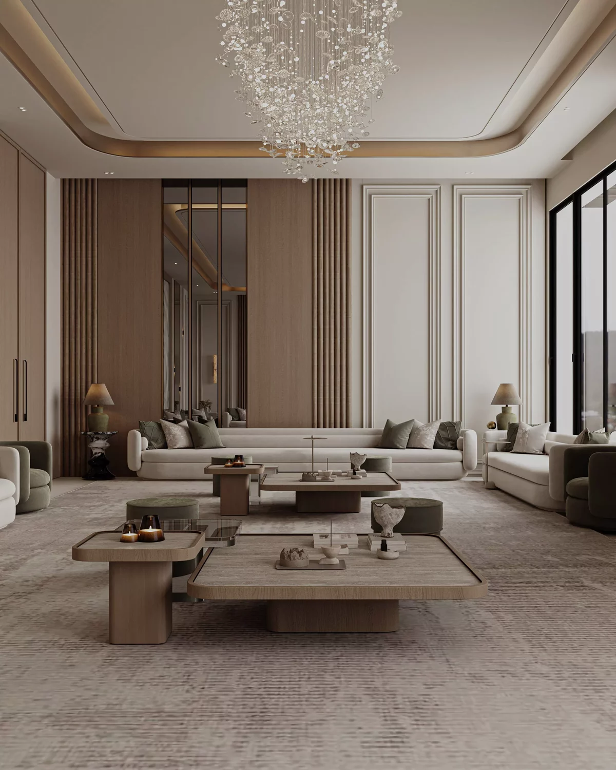 villa interior design dubai – RNM Interiors luxury living room bespoke fit-out