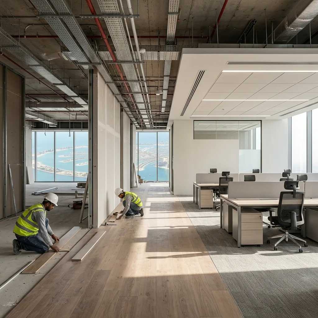 RNM Interiors Dubai — interior design and fit-out team working on a luxury residential villa project