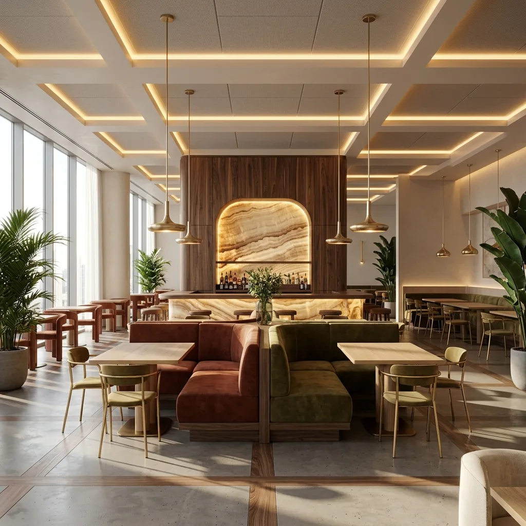 restaurant interior design and fit-out downtown dubai – RNM Interiors hospitality project