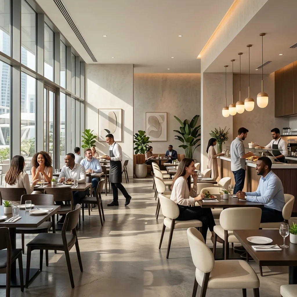 design and build restaurant downtown dubai – RNM Interiors hospitality fit-out integrated delivery