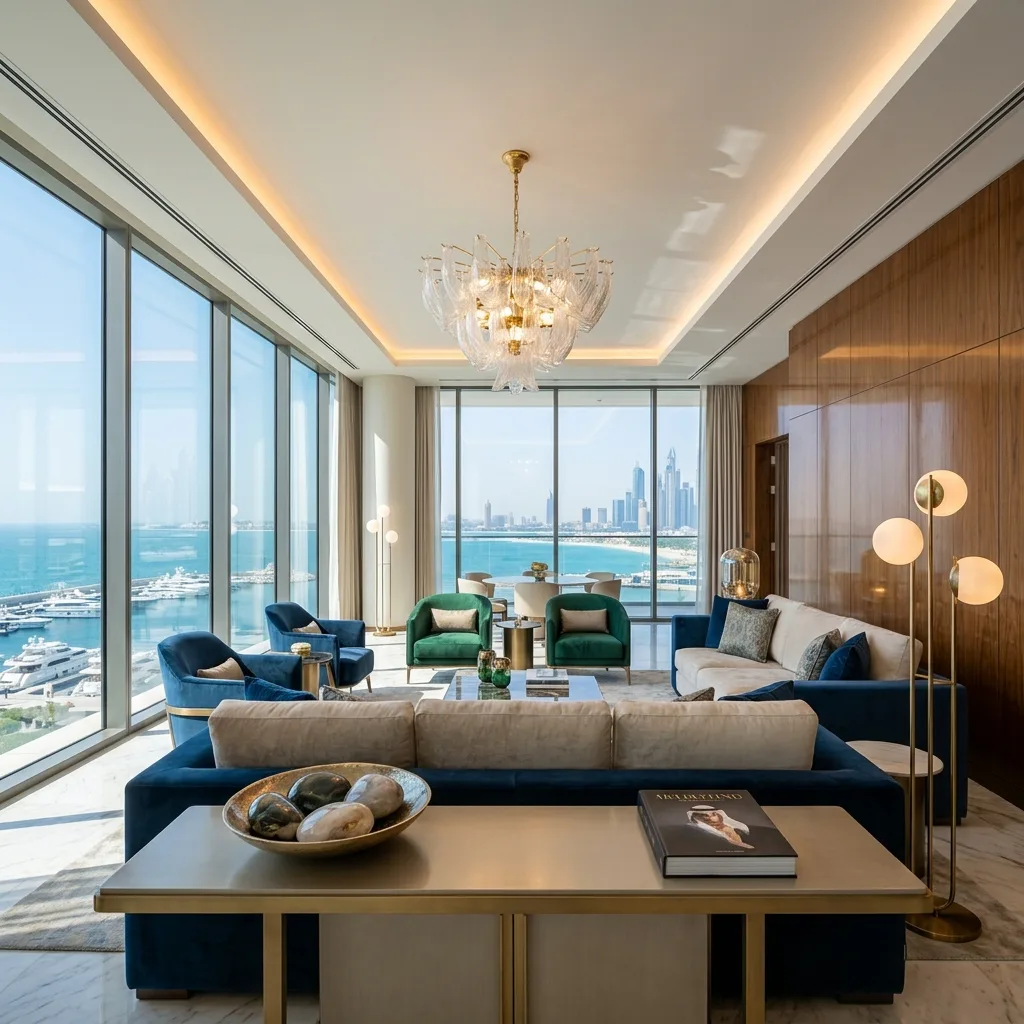 luxury villa interior design palm jumeirah dubai – RNM Interiors signature villa full fit-out joinery