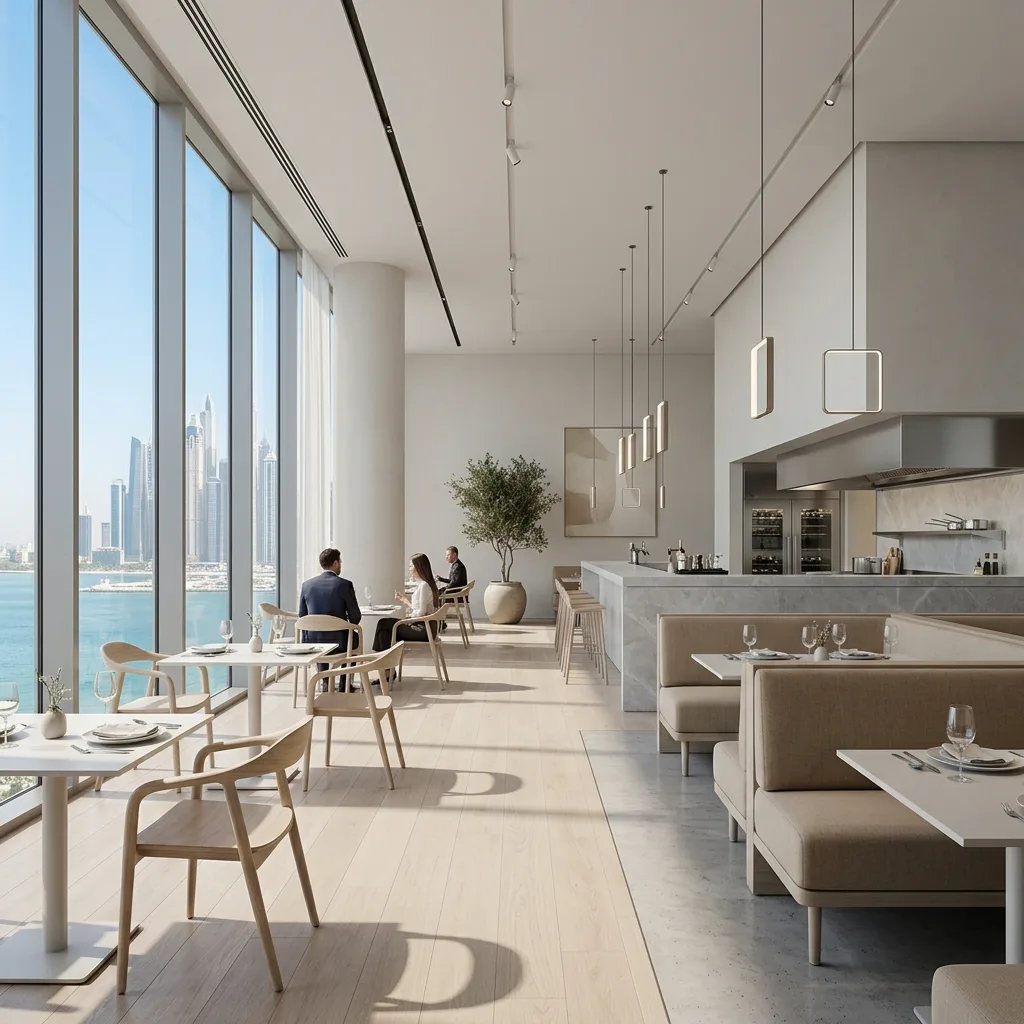 restaurant interior design and fit-out downtown dubai – RNM Interiors hospitality project