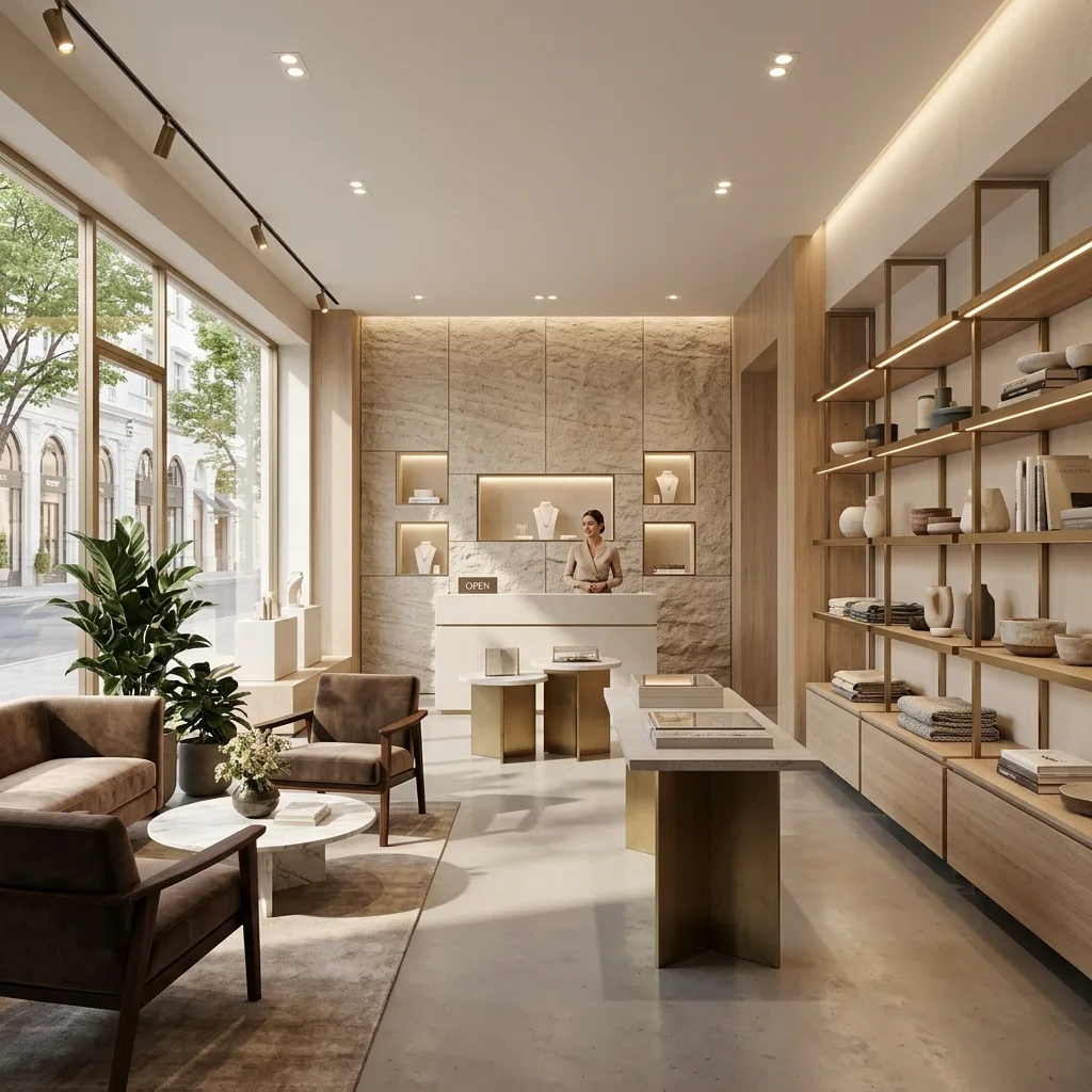 showroom interior design dubai – RNM Interiors product display fit-out sheikh zayed road
